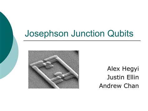 josephson junction qubit